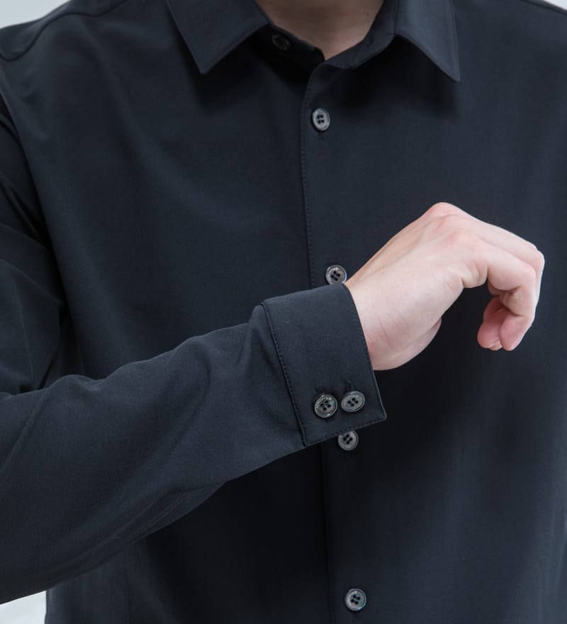 ACRONYM® - Black LA3-DS Schoeller 3X Dry Dryskin L/S Shirt | HBX