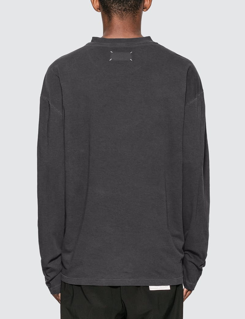 Maison Margiela - Garment Dye Long Sleeve T-Shirt | HBX - Globally