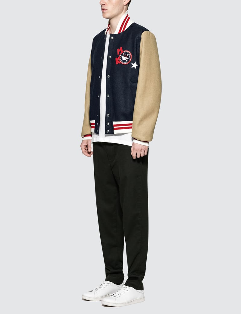 Maison Kitsuné - Bicolor Teddy Jacket | HBX - Globally