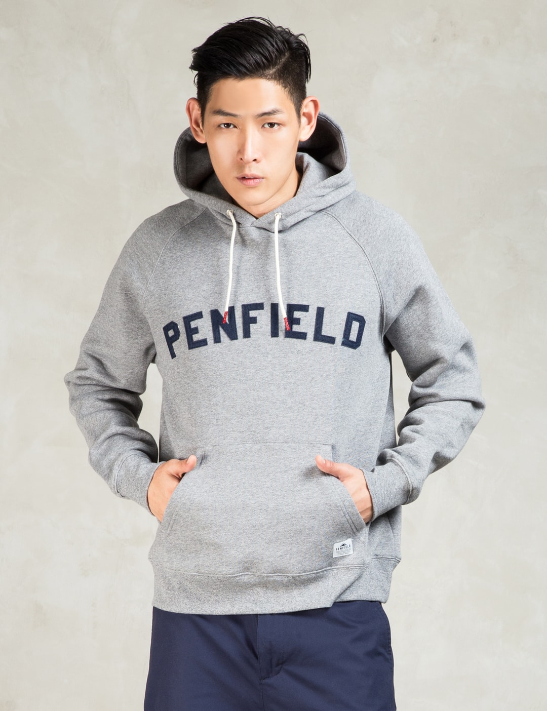 Penfield - Grey Starkville Hoodie | HBX - Globally Curated Fashion and ...