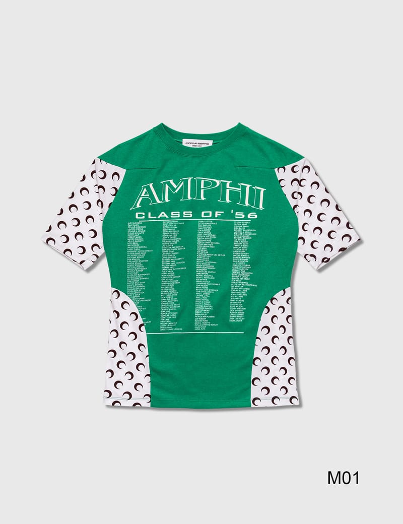 Marine Serre - Upcycled Moon Intervened T-Shirt | HBX