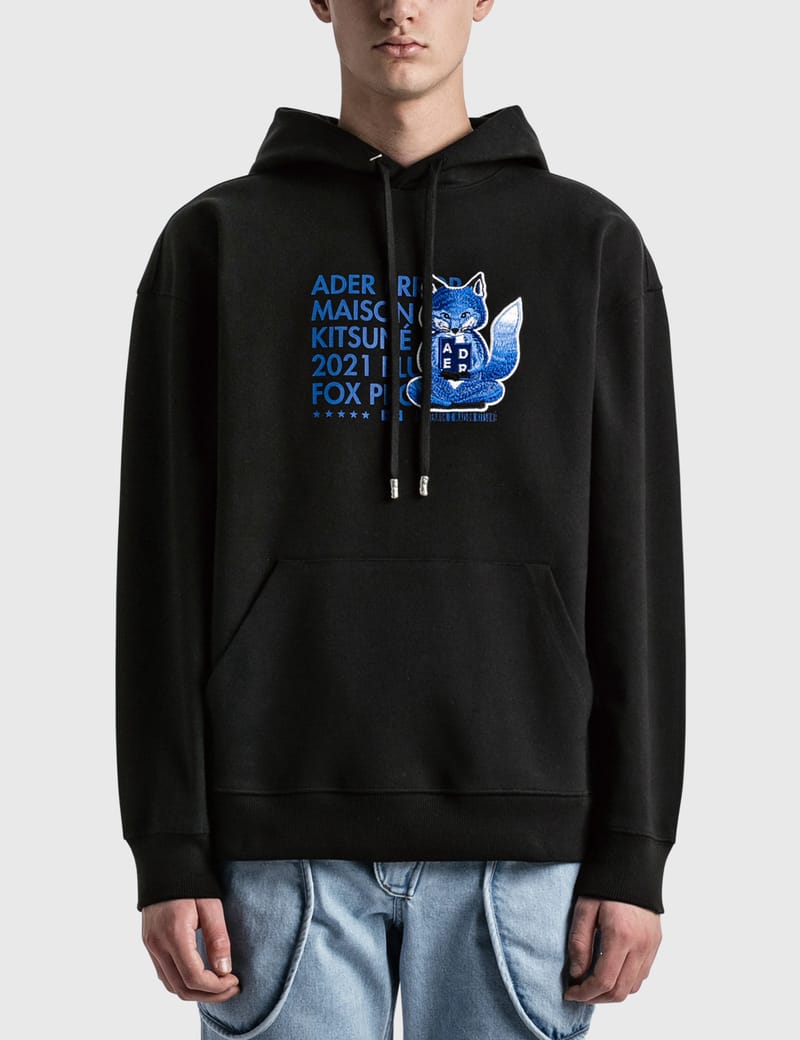 ★関税込★Maison Kitsune x Ader Error Meditation Fox Hoodie Maison Kitsune x Ader Error Meditation Fox Hoodie Grey