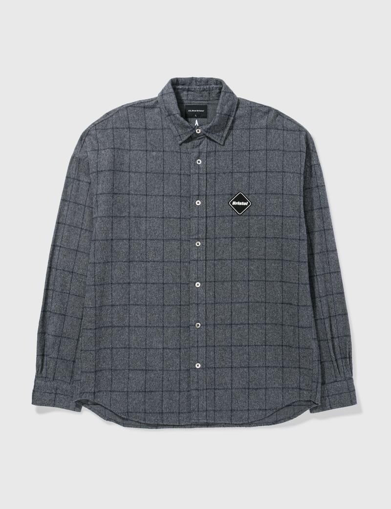 Checked Shirt In Grey