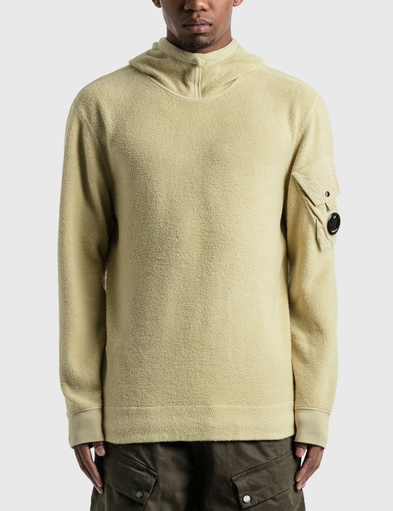 Cp company fleece discount hoodie