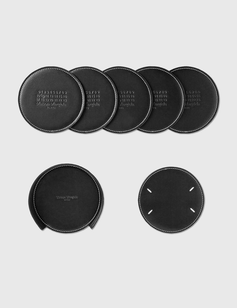 Maison Margiela - Leather 6 Pack Coaster | HBX - Globally Curated