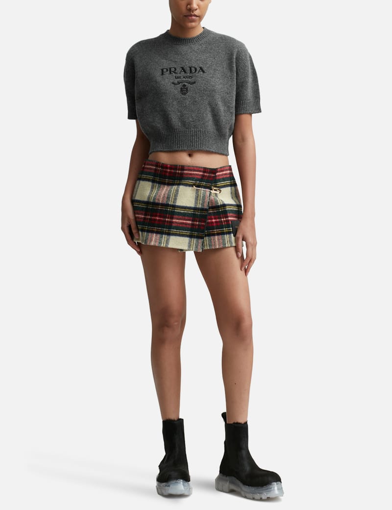Prada - Short-Sleeved Sweater | HBX - Globally Curated Fashion and