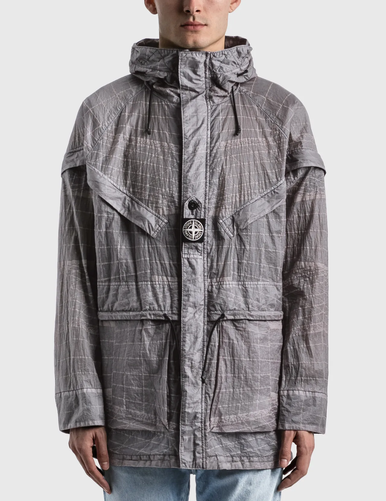 Reflective Grid Parka