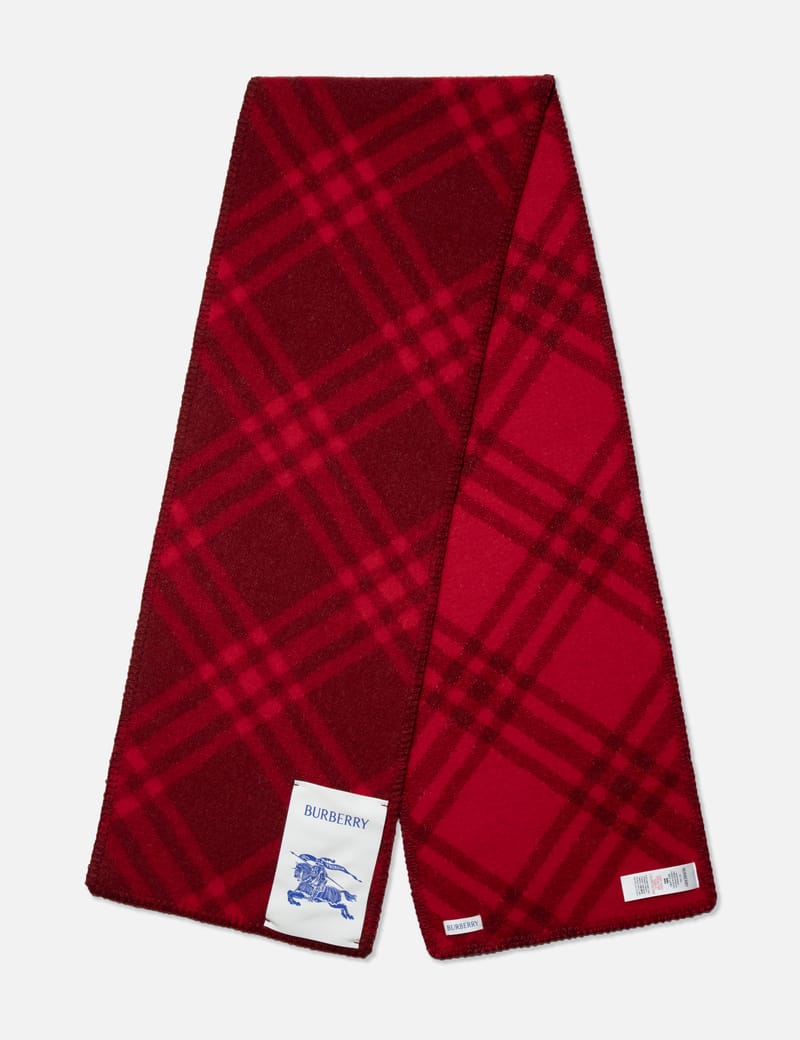 Burberry - チェック ウール スカーフ | HBX - ハイプビースト