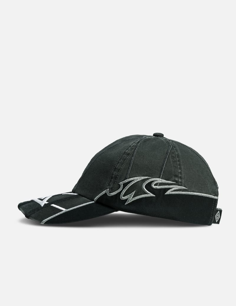 umbro x SLAM JAM アンブロ スラムジャム 25AW 別注 Goalkeeper Cap ゴールキーパーキャップ UBMW234FA19 ONE SIZE Dark Grey 6パネル 帽子【中古】【umbro × SLAM JAM】 Umbro Umbro x Slam Jam Goalkeeper Cap - Washed cotton twill cap