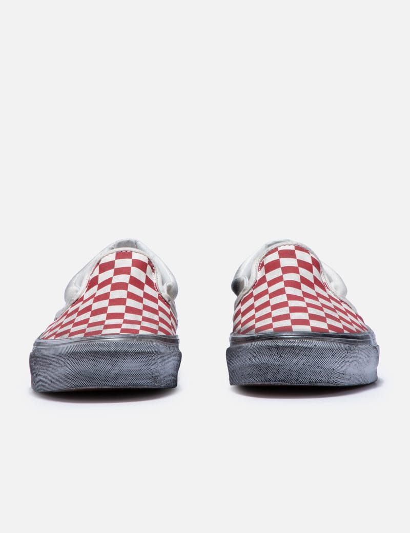 Fashion red checkered vans nz