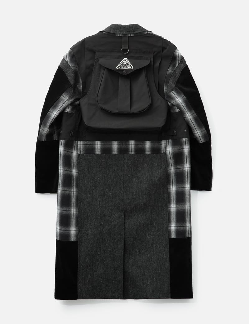 Junya Watanabe Man Junya Watanabe Man x Filson Patchwork Long Coat