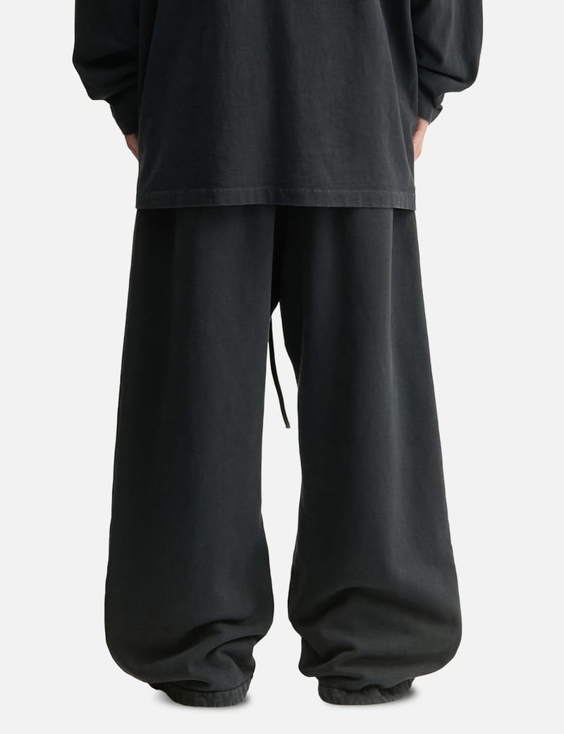 VUJADE ヴジャデ AXEL SUNFADED SWEATPANTS アクセル サンフェーデッド スウェットパンツ ブラック Fear of God Sunfaded Wide Leg Sweatpant - sun-faded heavyweight