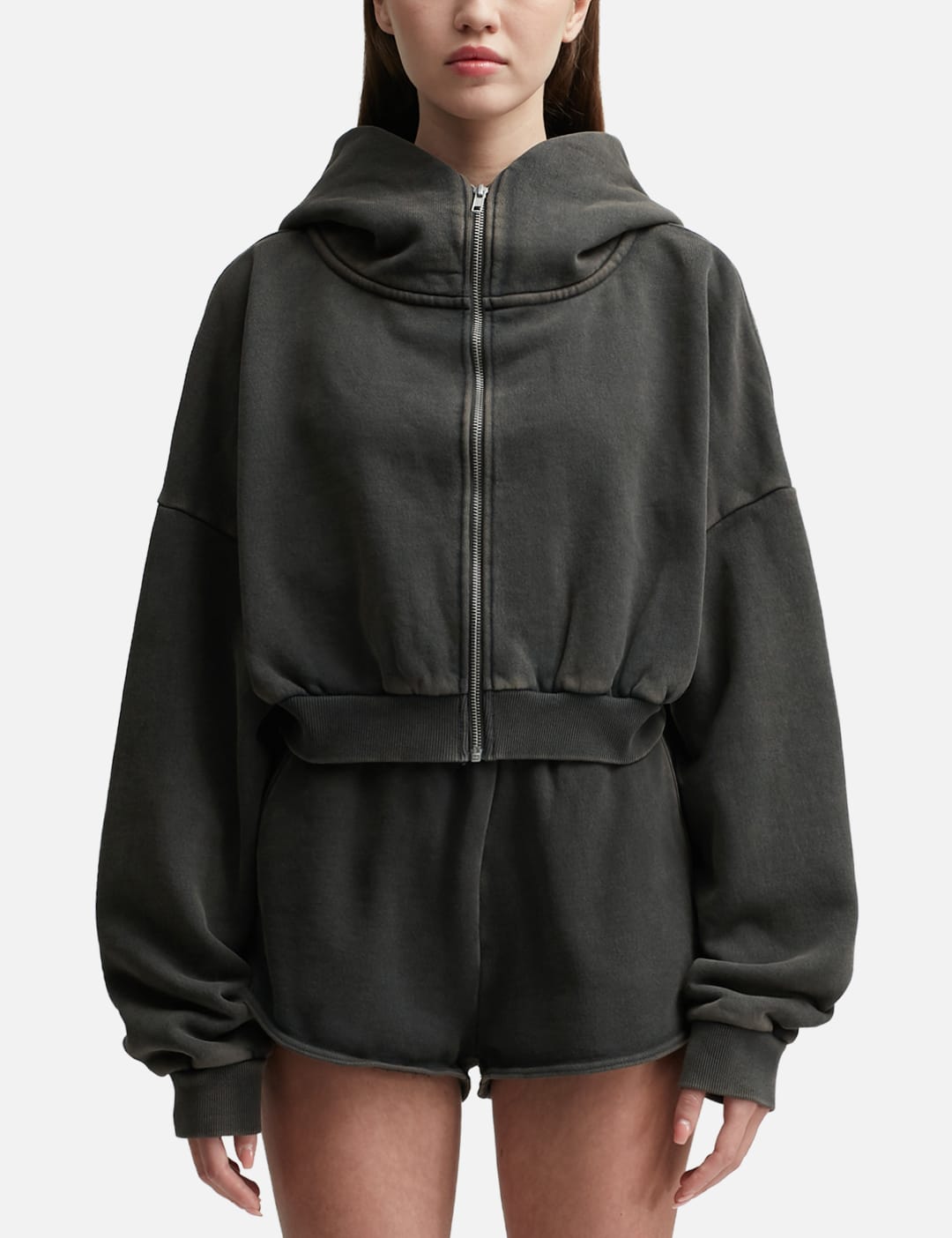 Entire Studios - Cropped Full Zip Hoodie | HBX - Globally Curated