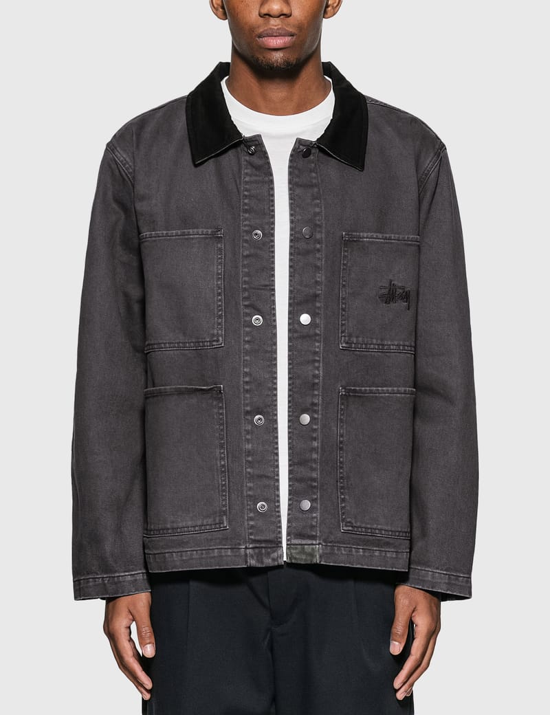 Stüssy - Heavy Wash Chore Jacket | HBX - Globally Curated Fashion