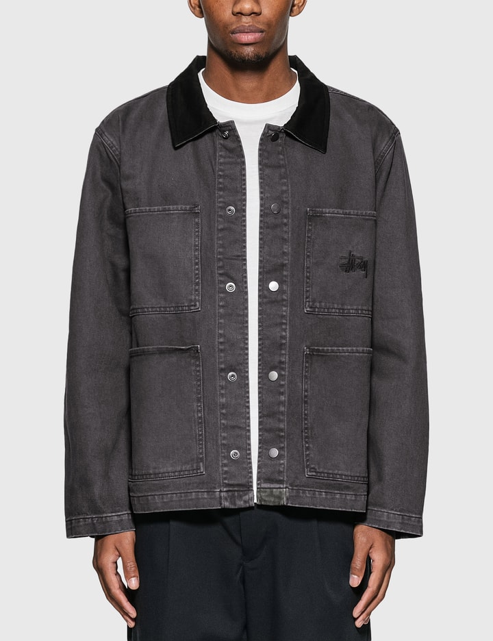 Stüssy - Heavy Wash Chore Jacket | HBX - Globally Curated Fashion and ...