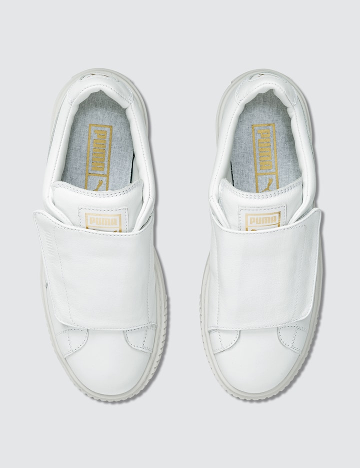 puma basket platform strap