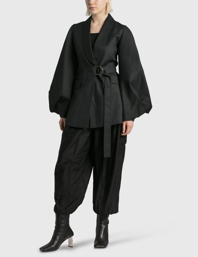 JW Anderson - Balloon Sleeve Shawl Collar Jacket | HBX - Globally