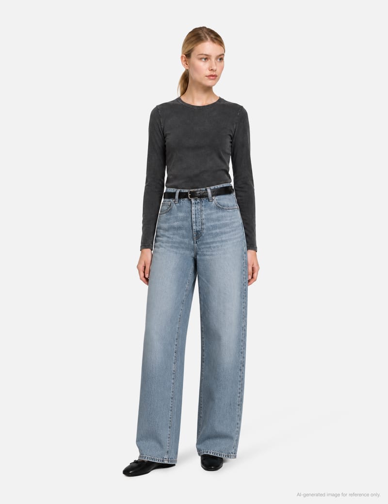 Our Legacy Treble Cut - Vintage indigo, wide-leg rope twill jeans