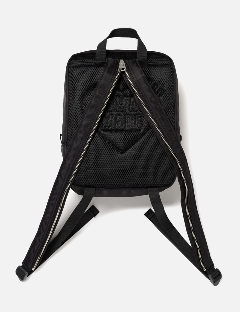 Human Made One Shoulder Bag - 黑色軍裝風尼龍單肩包，雙用可作背包