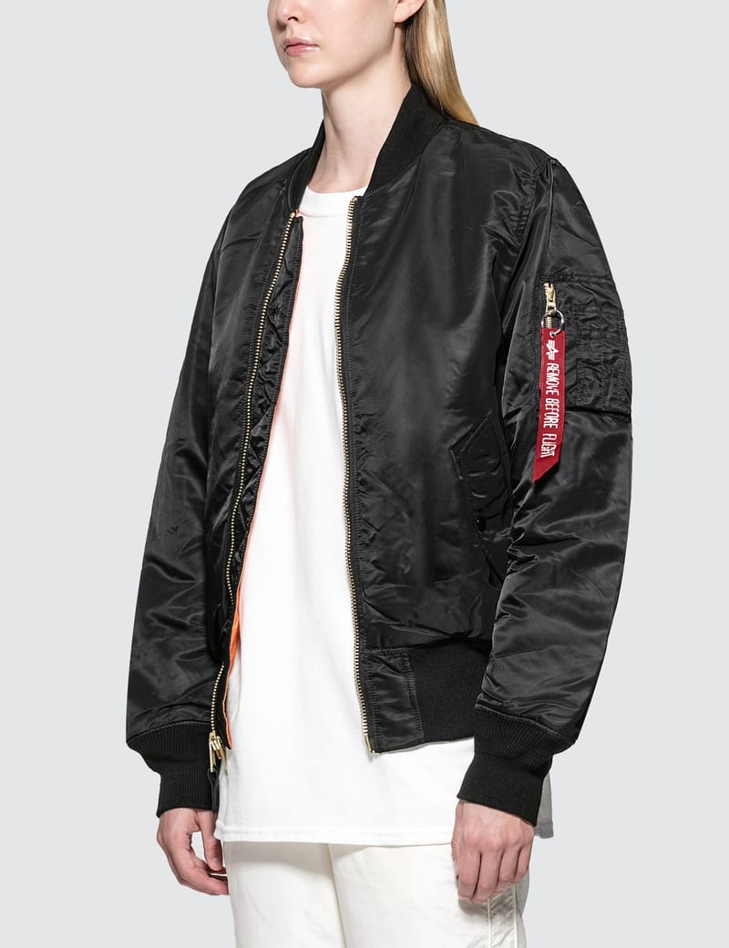 Alpha Industries - MA-1 Blood Chit Flight Jacket | HBX - Globally