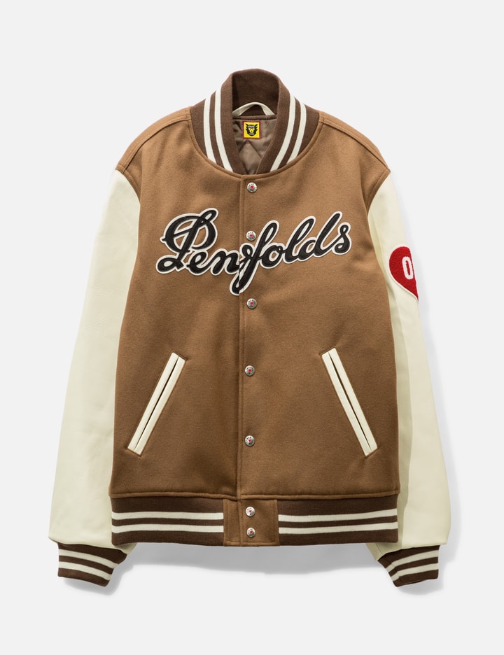 Human Made - One By Penfolds Varsity Jacket #1 | HBX - Globally Curated ...