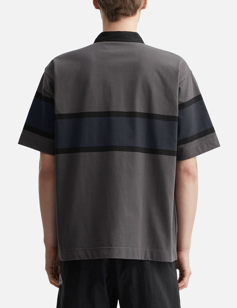 トップス GRAMICCI and wander TECH RUGBY SHIRT and wander Yellow Gramicci Edition Tech Rugby Polo and Wander