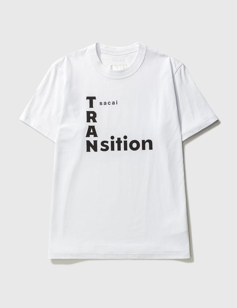 Sacai - TRANsition Tシャツ | HBX - ハイプビースト(Hypebeast)が厳選