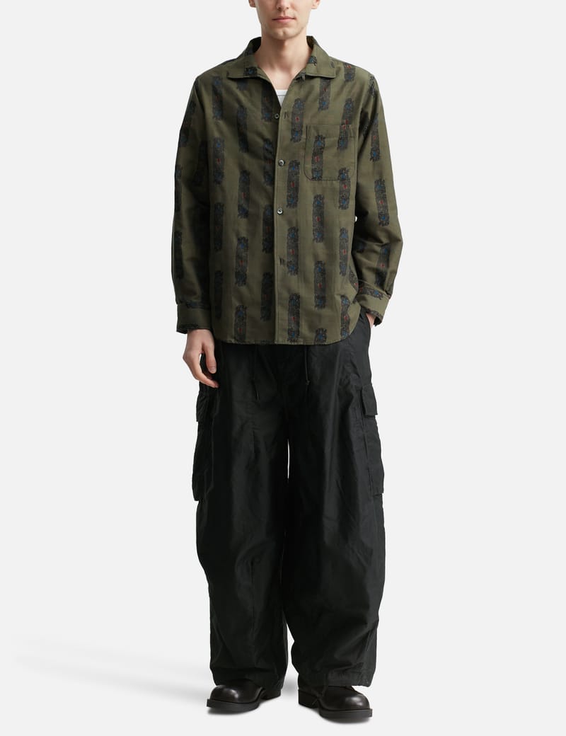 希少デザイン ニードルズ　フローラルジャカードトラックパンツ TRACK PANT - POLY JACQUARD|トラックパンツ - ポリ ジャカード