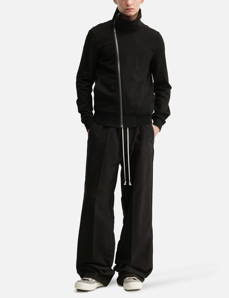 Rick Owens Bauhaus Jogger Jacket - 厚磅棉質針織打造，短版箱型剪裁