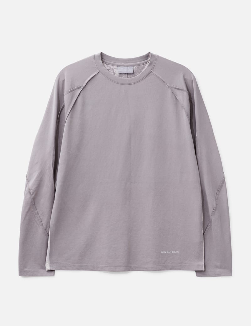 トップス sansangear CONTRAST LONG SLEEVE 26ss San San Gear Contrast Long Sleeve - Features unique 3D sleeves and