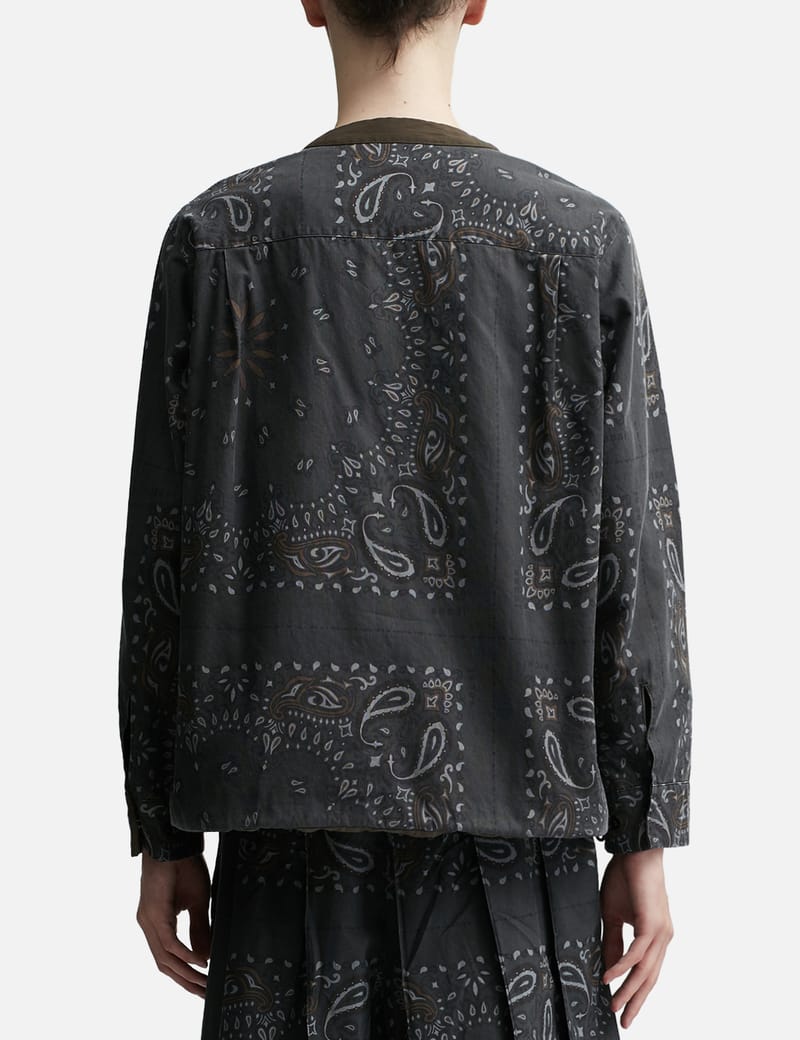 Sacai - Bandana Print Reversible Pullover | HBX - Globally Curated