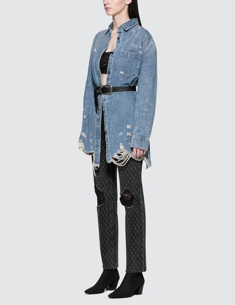 ジャケット・アウター alexanderwang MID LENGTH SHIRT JACKET Alexander Wang - Shirt Jacket | HBX