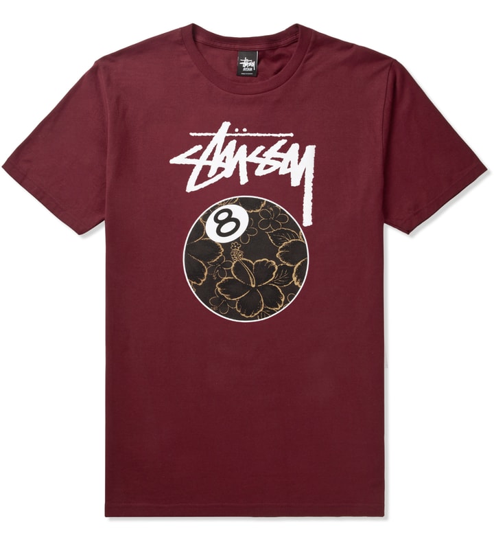 USA製 stussy 【XXL】8ボール 両面プリント Tシャツ ブラウン