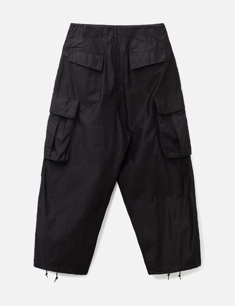 Needles H.D. Pant - BDU - Black cargo pants with an adjustable fit
