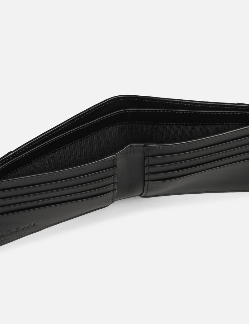 超美品 LOEWE PUZZLE BI-FOLD WALLET ブラック ロエベ LOEWE ロエベ BILLETERO PUZZLE NEGRO BIFOLD WAL パズル