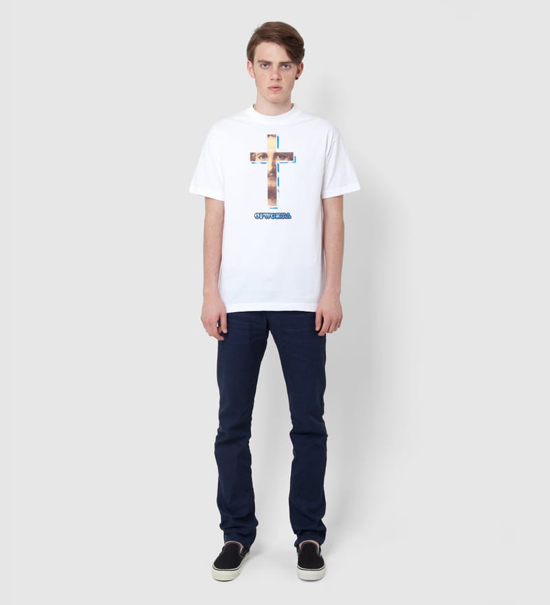 Odd Future - White Cross T-Shirt | HBX