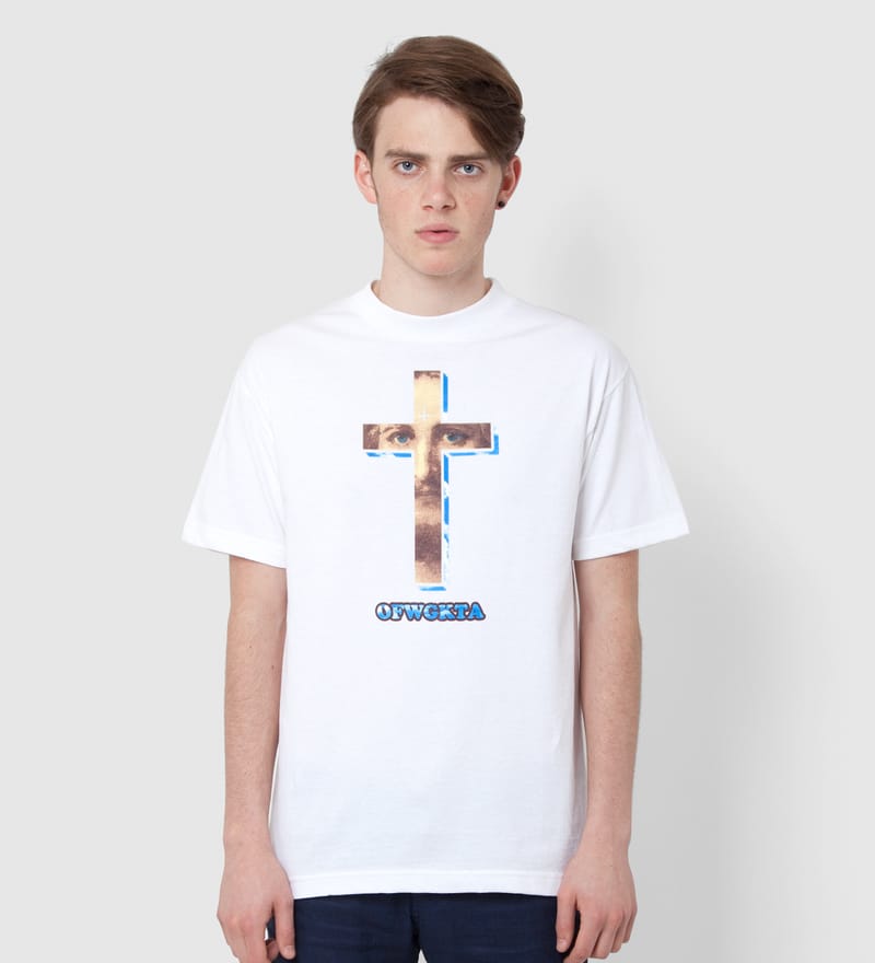 Odd Future - White Cross T-Shirt | HBX - Globally Curated Fashion