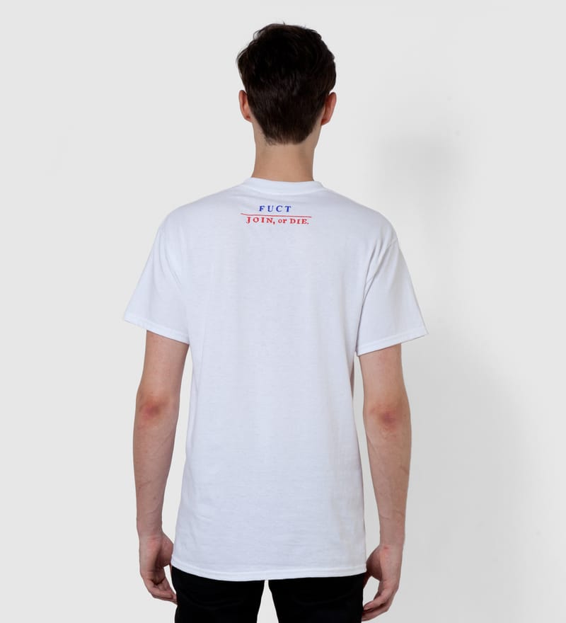 FUCT - White Fuck Fed T-Shirt | HBX - Globally Curated Fashion and