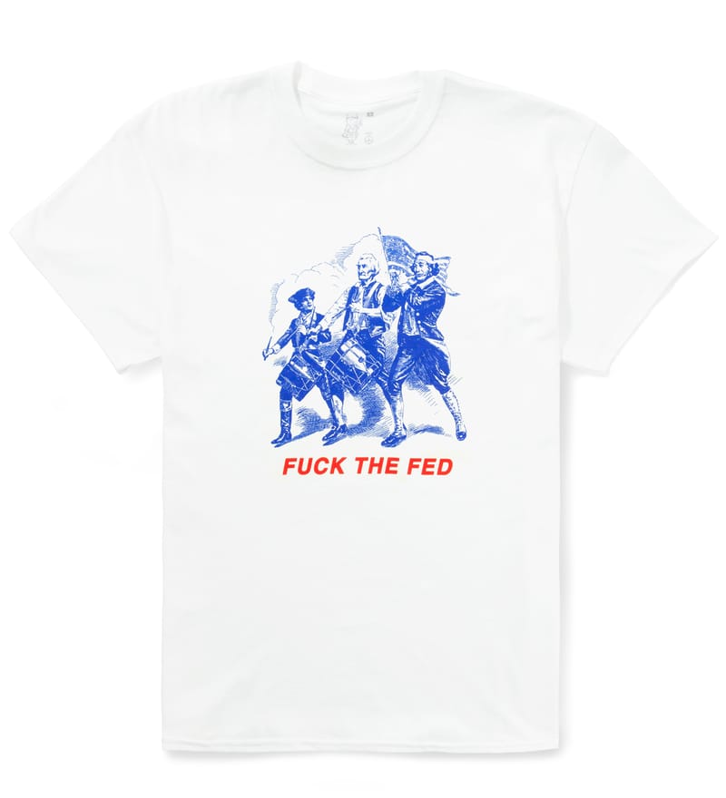 FUCT - White Fuck Fed T-Shirt | HBX - Globally Curated Fashion and