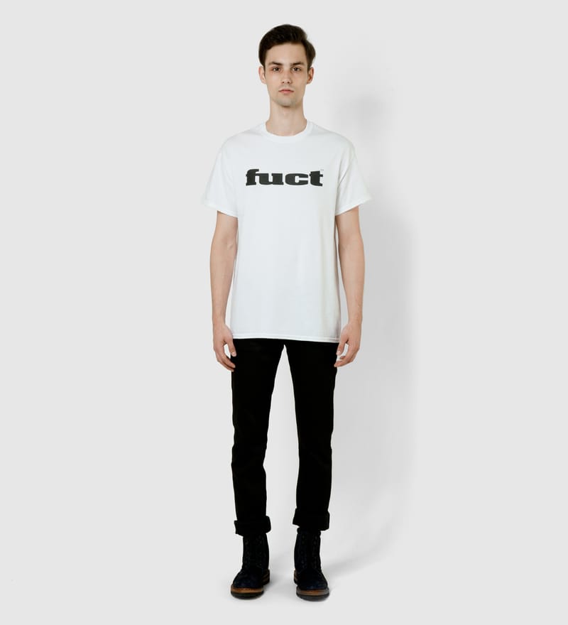 FUCT - White O.G Logo T-Shirt | HBX