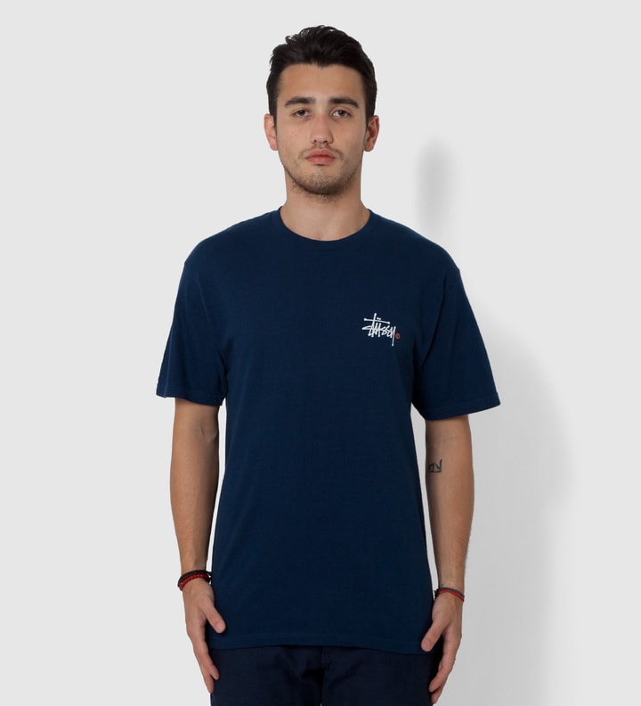 Stüssy - Blue Basic Logo T-Shirt | HBX - HYPEBEAST 為您搜羅全球潮流時尚品牌