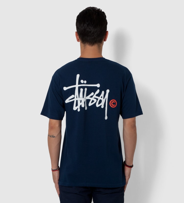 Stüssy - Blue Basic Logo T-Shirt | HBX - HYPEBEAST 為您搜羅全球潮流時尚品牌