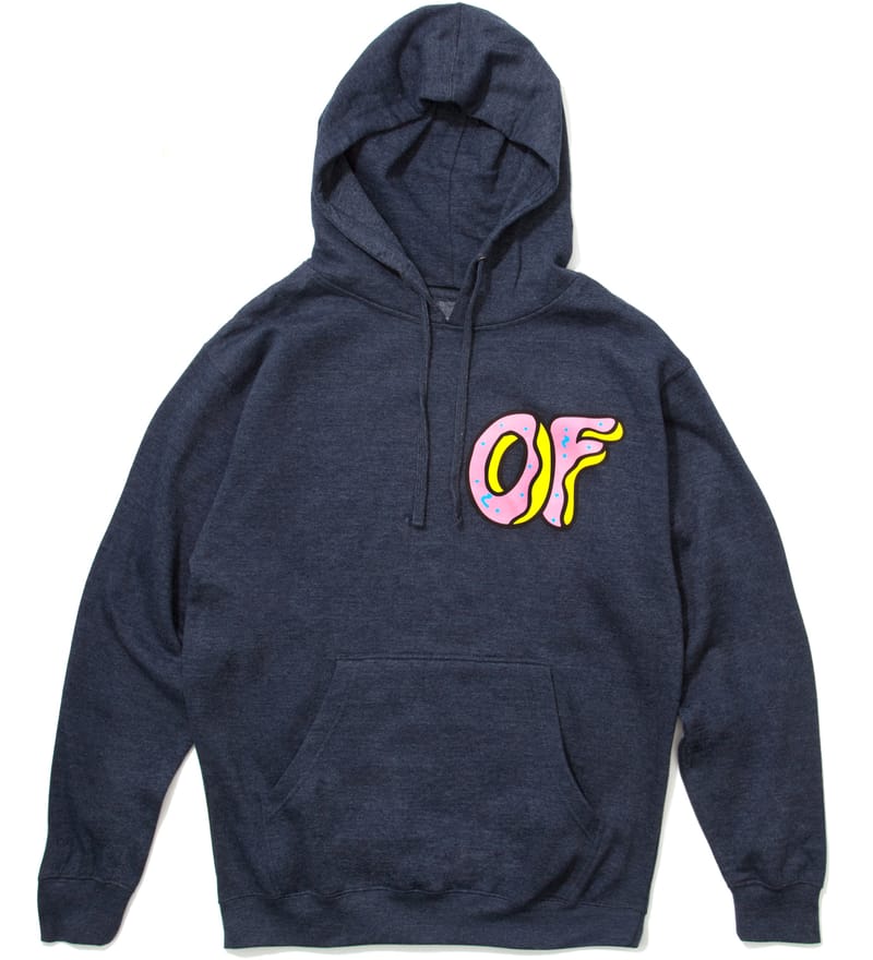 Odd Future Heather Blue Donut Hoodie HBX Globally Curated