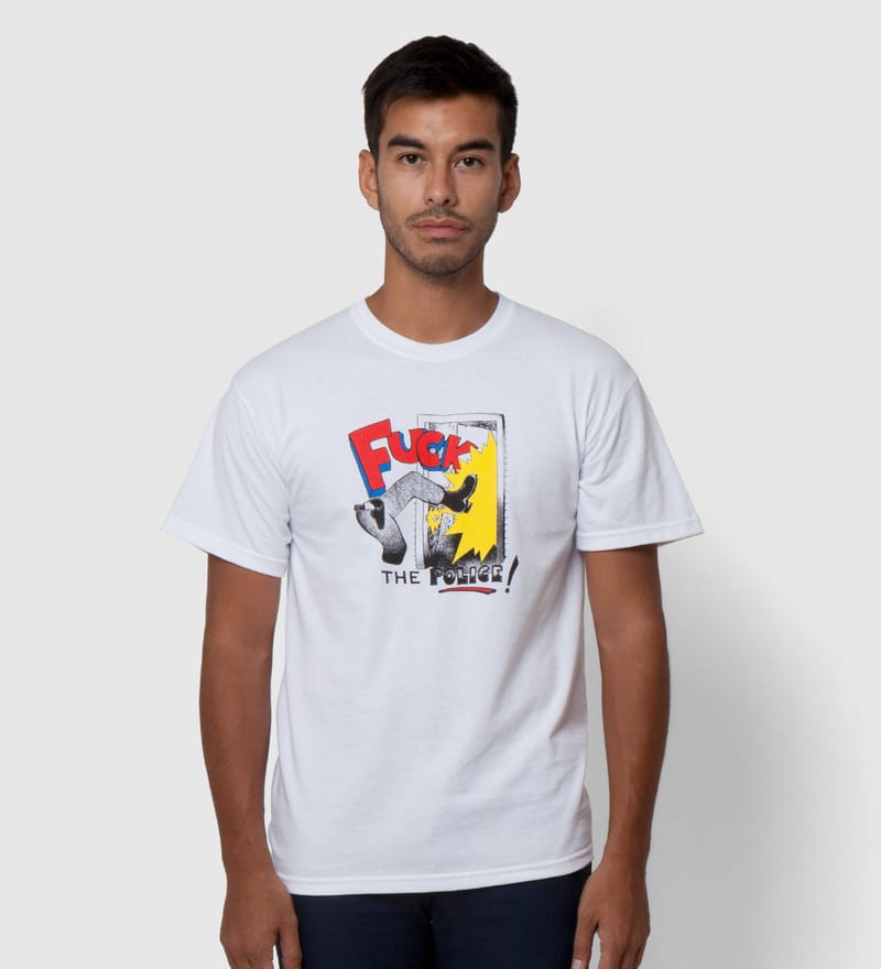 FUCT - White Fuck The Police T-Shirt | HBX