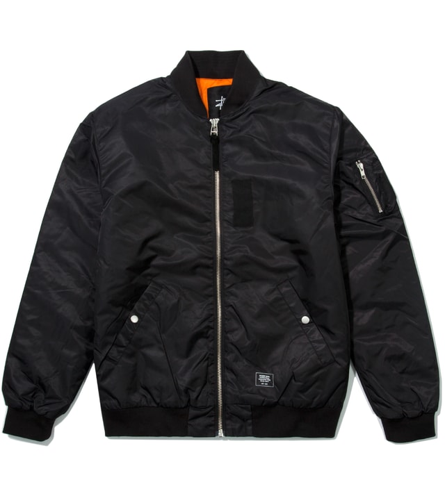 Stussy - Black MA1 Jacket | HBX