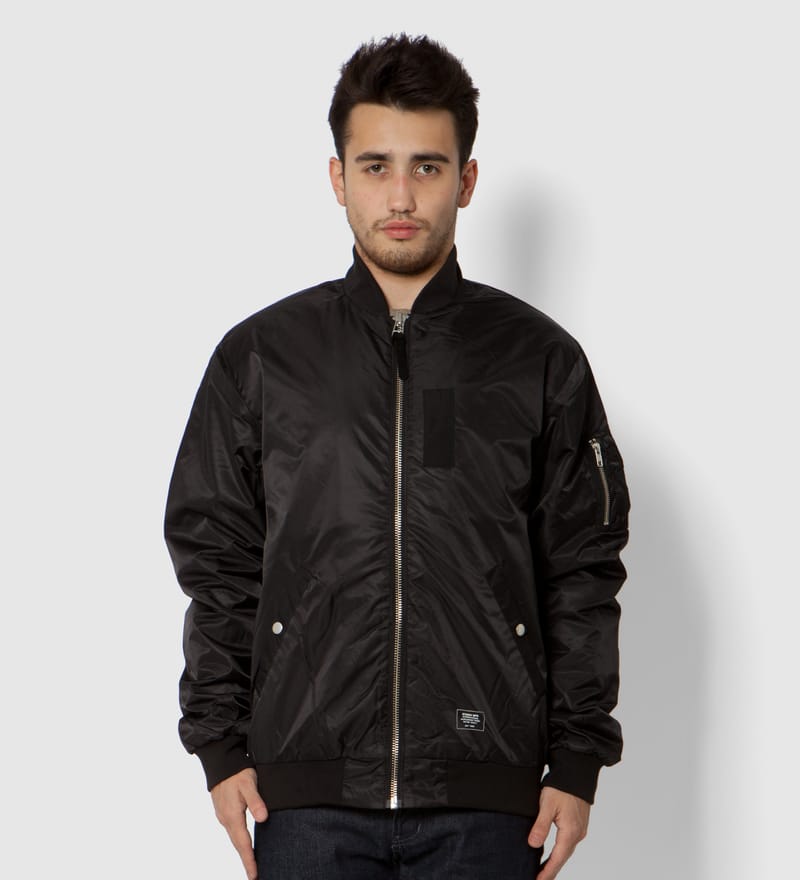 Stüssy - Black MA1 Jacket | HBX - Globally Curated Fashion and