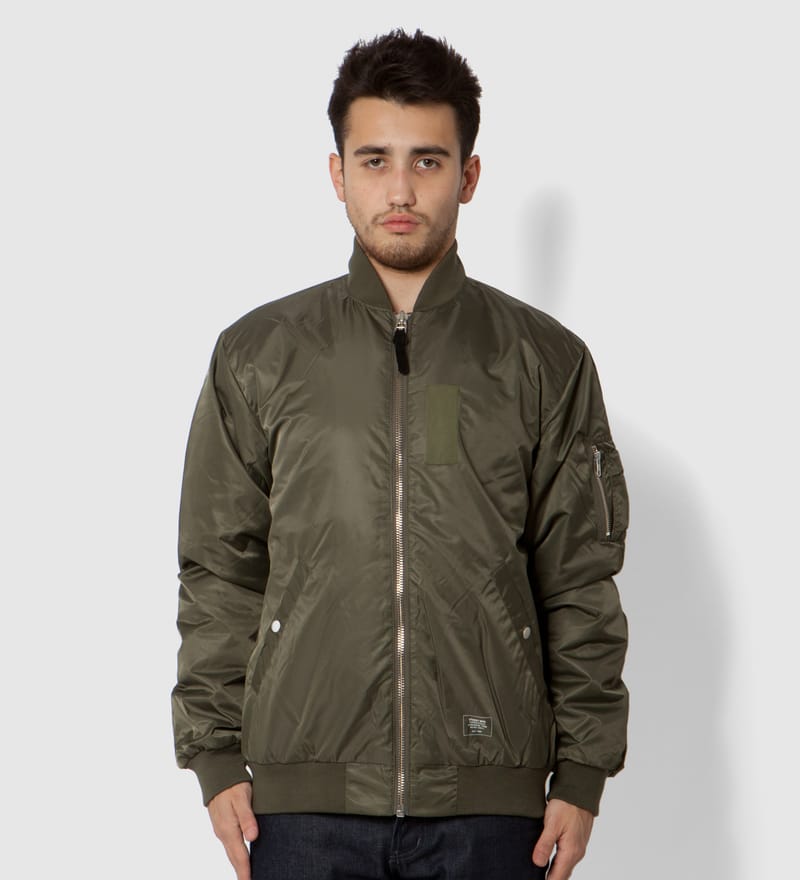 Stüssy - Olive MA1 Jacket | HBX