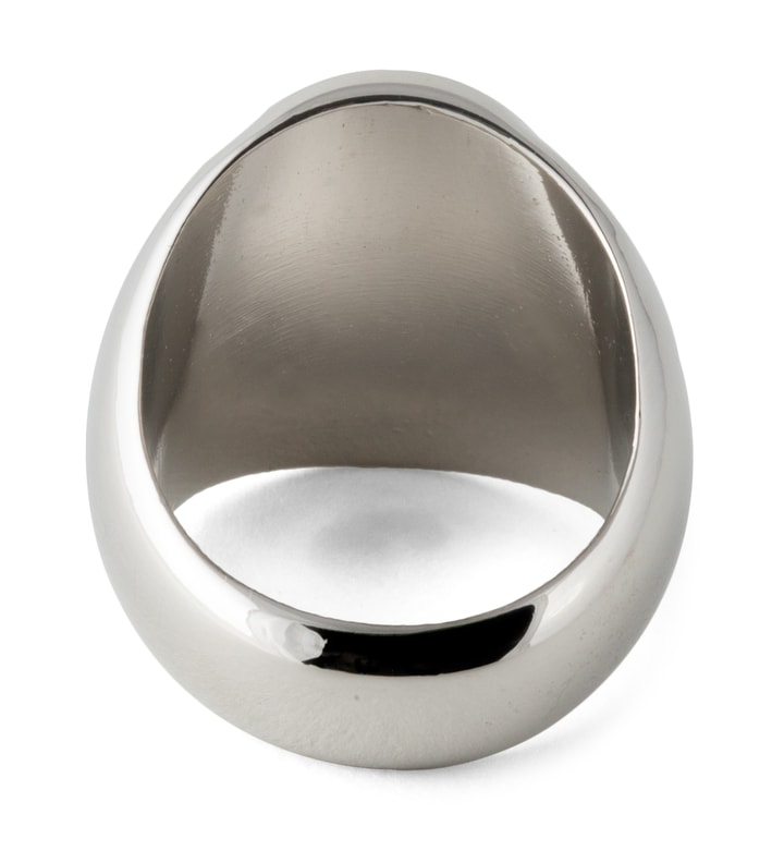 Stüssy - Silver Big S Ring | HBX - Globally Curated Fashion and ...