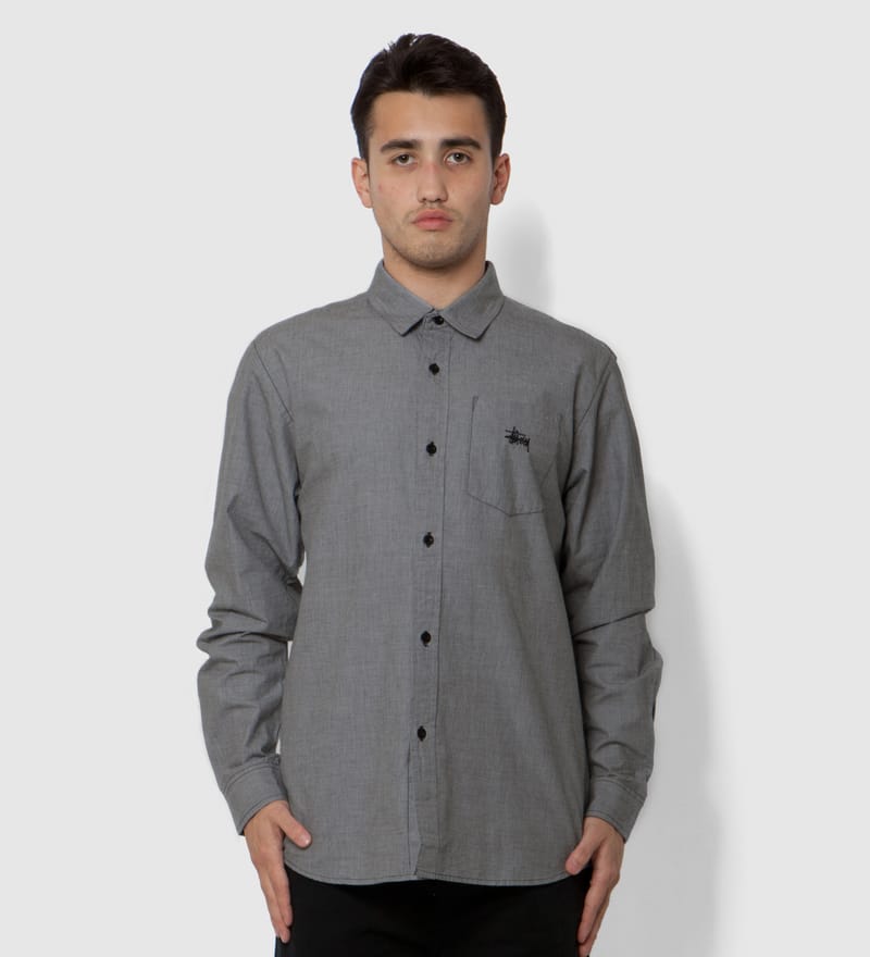 Stüssy - Black Simon Shirt | HBX - Globally Curated Fashion and