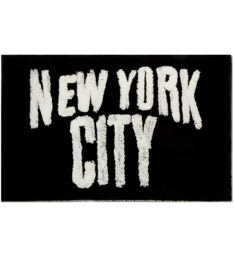 SECOND LAB - Black New York City Rug | HBX